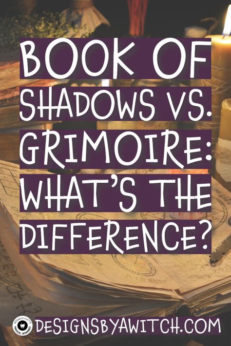 Book of Shadows vs. Grimoire: What’s the Difference? - Difference Between Book Of Shadows And Grimoire, What Is A Grimoire, Book Of Shadows Vs Grimoire, Grimoire Vs Book Of Shadows, Summoning Spirits, Book Of Shadows Grimoire, Modern Day Witch, Witch Spirituality, Book Of Shadow