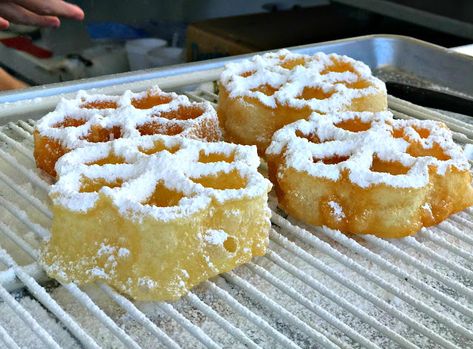 Sugar Waffles Recipe Fair, Sugar Waffles Recipe, Iowa State Fair Food, Deep Fried Butter, 1950s Farmhouse, My Condolences, Fried Butter, Food Bucket List, Fried Cheese Curds