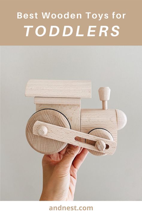 We've searched high and low and curated a collection of best wooden toys for toddlers 1-3 Wood Toys Diy, Wooden Toys Diy, Wooden Toys Design, Wooden Toy Cars, Wooden Toys For Toddlers, Heirloom Toys, Wood Toys Plans, Making Wooden Toys, Wooden Toys Plans