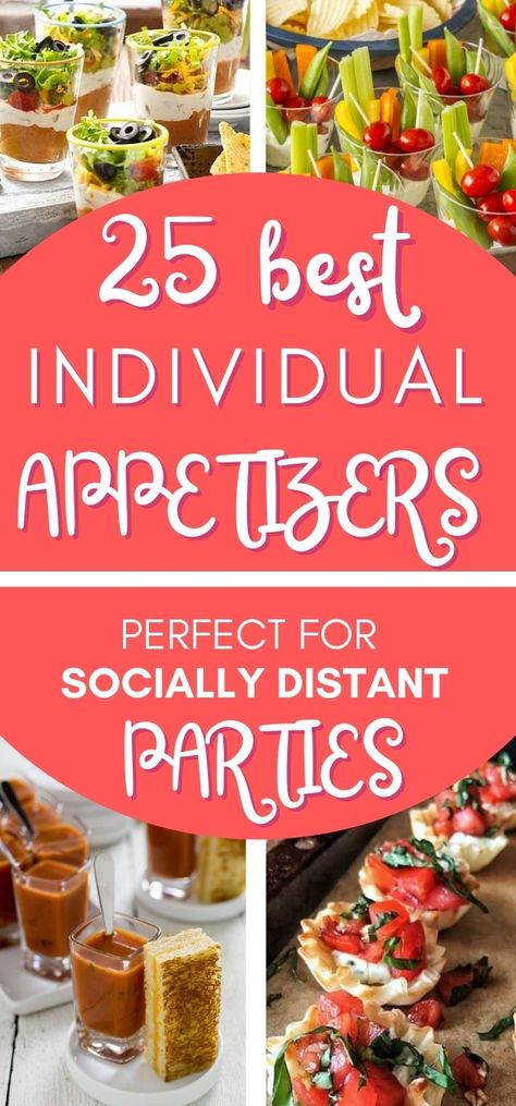 40+ Best Individual Appetizers for Social Distancing: Party Approved! Shower Appetizers, Individual Appetizers, Brunch Easter, Party Food Buffet, Appetizers Easy Finger Food, Party Appetizers Easy, Finger Foods Easy, Party Food Platters, Party Finger Foods