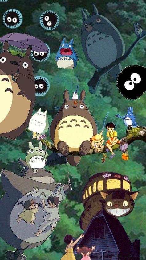 My Neighbour Toroto Wallpaper, My Neighbour Toroto, Studio Ghibli Art, Ghibli Art, My Neighbor Totoro, Miyazaki, Studio Ghibli, Your Aesthetic, Connect With People