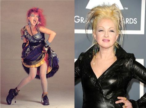 Cher, Cyndi, Debbie, Joan & Tina: 5 Rock Icons Teach You About Signature Style Female Rock Stars Costume, Female Musician Costume Ideas, Rock Star Costume Women, Rock Star Costume, Female Rock Stars, Celebrity Yearbook, Signature Styles, Celebrities Then And Now, Cyndi Lauper