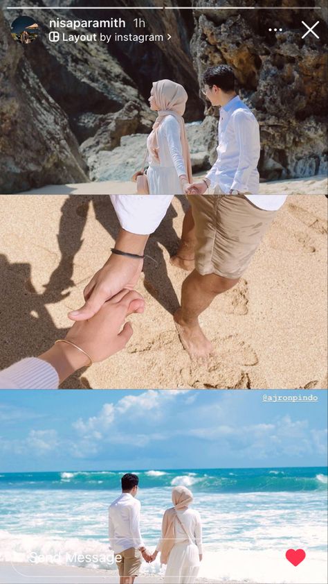 Couple Beach Outfits, Couple Pantai, Ootd Couple, Ootd Beach, Couples Beach Photography, Beach Photo Inspiration, Ootd Poses, Pre Wedding Photoshoot Outfit, Instagram Couples