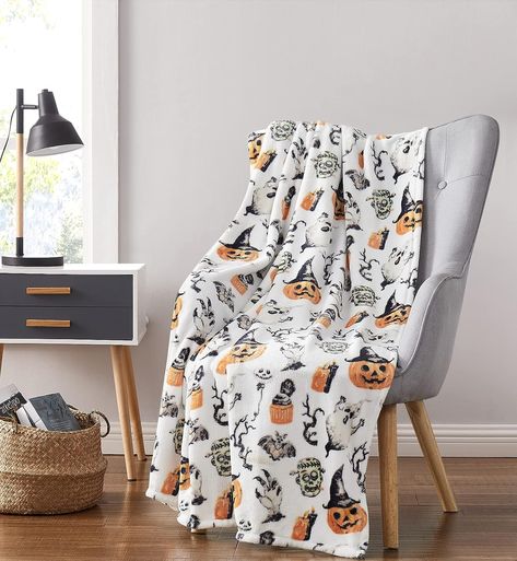 What's Included: (1) Throw Blanket Throw Dimensions: 50 in. Wide x 70 in. Long Fabric Content: 100% Premium Fleece Features: Oversized, Ultra Soft & Plush Style: Autumn & Halloween Care Instructions: Machine Wash Cold, Do Not Bleach, Tumble Dry Low Throw Blanket Target, Aurora Halloween, Halloween Throw Blanket, Halloween Blanket, Blanket Cover, Cozy Throw Blanket, Plush Throw Blankets, Cozy Throws, Sofa Couch Bed