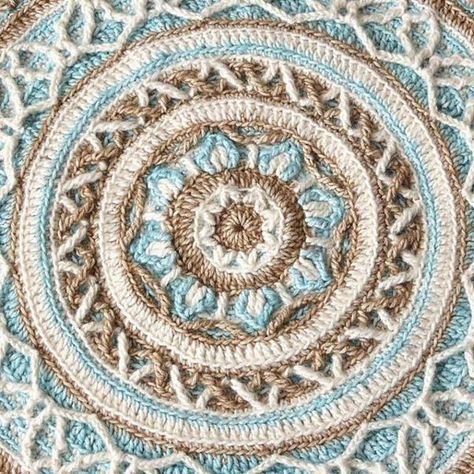 Crochet mandala pattern