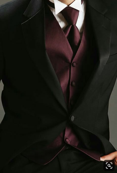 White Tuxedo Wedding, Wedding Tux, Mens Wedding Attire, A Man In A Suit, Maroon Wedding, Man In A Suit, Burgundy Suit, Dark Wedding, Tuxedo Wedding