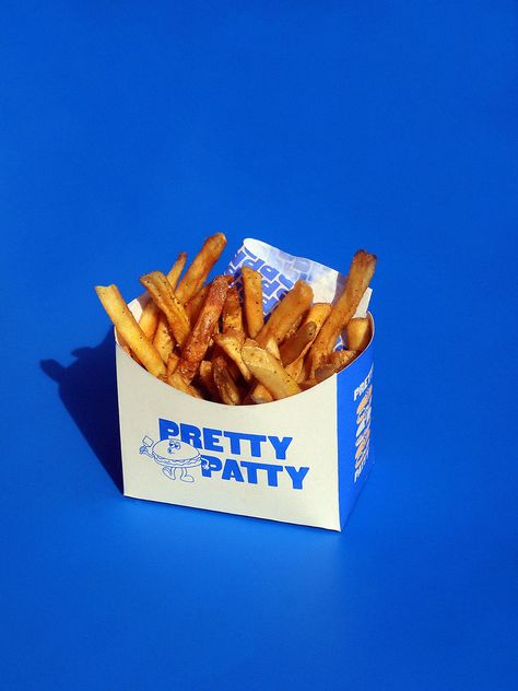 PRETTY PATTY :: Behance Fries Packaging, Restaurant Packaging, Burger Packaging, Cute Mascot, Street Food Design, Food Videography, Packaging Food, Food Branding, Burger Restaurant