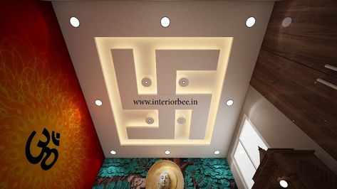 Pooja Room Ceiling, Fall Celling Design, Room Ceiling Design, Bedroom False Ceiling, False Ceiling Design Ideas, Plaster Ceiling Design, Pop Design For Hall, Drawing Room Ceiling Design, Simple False Ceiling Design