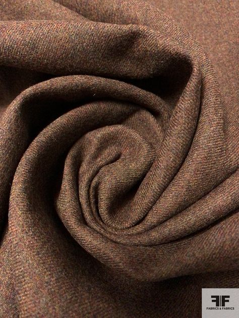 SKU: 15112 Content: 100% Wool Color: Brown / Charcoal Grey Width: 60 inches Origin: Italy Insect Play, Brown Fabrics, Muted Autumn, Addams Family Costumes, Sydney Style, Student Accommodation, Deep Winter, Concept Board, Wool Flannel