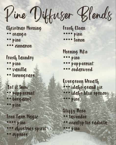 January Diffuser Blends, Pine Essential Oil Blends, Evergreen Essence Diffuser Blends, Pine Diffuser Blend, Pine Needle Diffuser Blends, Fir Needle Diffuser Blend, Pine Oil Diffuser Blends, Young Living Pine Diffuser Blends, Wintergreen Essential Oil Young Living