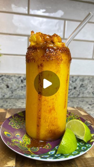 Stephanie Gigliotti on Instagram: "Mangonada 🥭 
A refreshing frozen treat 🍹 and so easy to make at home! 
You’ll need
2 cups frozen mango chunks + extra mango for garnish
1 cup water 
1/2 cup sugar
1/2 fresh lime- the juice
Tajín Chamoy Sauce
Tajín Clásico Seasoning
Ice (optional)

How to make it:
To a blender add 2 cups frozen mango chunks, water, sugar, lime juice and ice if using. Blend until smooth.
Add Tajin Chamoy Sauce to a plate and Tajin Clásico Seasoning to  a separate plate. Dip the rim of a glass into the Tajin Chamoy Sauce and then into the Tajin Clásico Seasoning.
Add more Tajin Chamoy Sauce to the bottom of the glass, fill with the mango puree, and garnish the top with extra mango, a drizzle of Tajin Chamoy Sauce and a sprinkle of Tajin Clásico Seasoning. Enjoy!

#sponsore Stephanie Gigliotti, Chamoy Sauce, Frozen Mango, Mango Chunks, Mango Puree, Frozen Treat, Fresh Lime, Lime Juice, 2 Cups