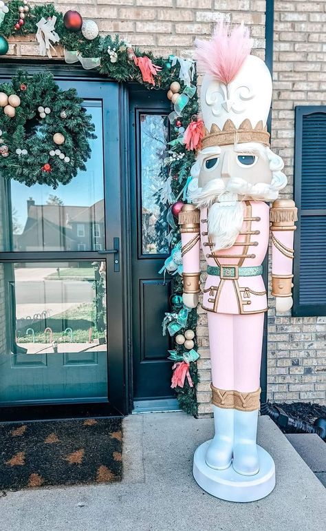 Walmart Paint, Gingerbread House Craft, Ballet Decor, Winter Wonderland Birthday Party, Winter Wonderland Birthday, Traditional Christmas Decorations, Christmas Idea, Pink Christmas Decorations, Candy Land Theme