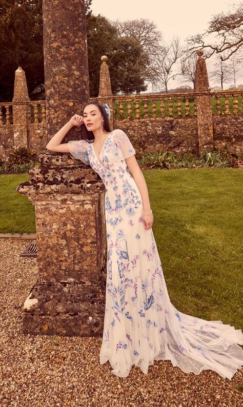 Azalea Collection | Bridal Lookbook – Temperley London (INT) Temperley London Bridal, Bridal Lookbook, Temperley London, Flagship Store, Powder Blue, Bridal Dresses, Lookbook, Sign Up, London