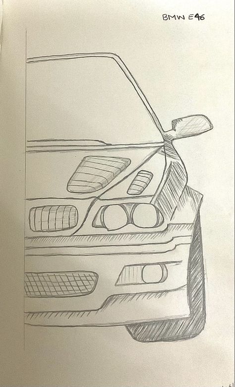 #car#pencilsketch#drawing#sketchbook#cardrawing#carsketch#BMW#E46 Bmw Drawing Easy, Bmw Car Drawing, Bmw Drawing, Bmw Sketch, Car Drawing Easy, Tools Drawing, Car Drawing, Drawing Sketchbook, Bmw E60