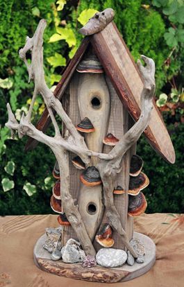 Driftwood Birdhouse, Wren House, Garden Birdhouses, Bird House Feeder, Unique Bird Houses, Bird House Kits, Bird Aviary, Nesting Box, Bird Houses Diy