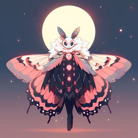 Moth People Art, Poodle Moth Drawing, Moth Anime, Moth Person Character Design, Moth Oc Art, Moth Pokemon, Moth Humanoid, Moth Fursona, Moth Character Design