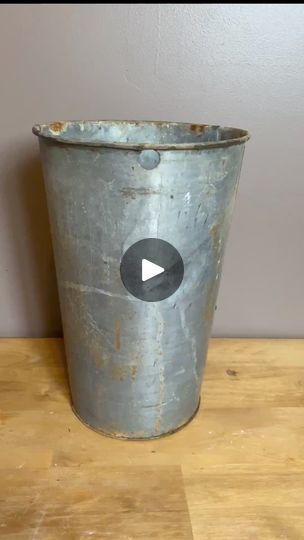 Metal Bucket Decor Ideas, Metal Tin Bucket Ideas, Bucket Decor Ideas, Metal Bucket Decor, Bucket Crafts, Bucket Decor, Craft Hacks, Pot Art, How To Make Decorations