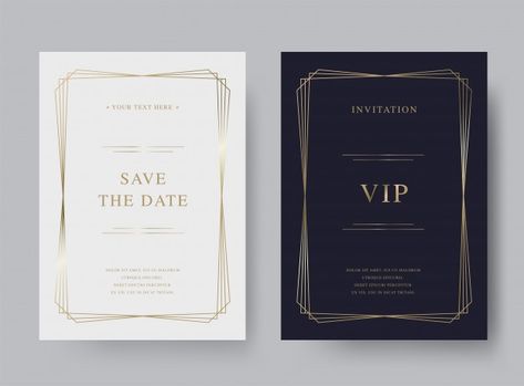 Luxury vintage golden invitation card te... | Premium Vector #Freepik #vector #wedding #vintage #invitation #card Vip Invite Design, Vip Invitation Design, Vip Invitation Card, Vintage Invitation Card, Golden Invitation, Luxury Invitation Design, Luxury Invitation Card, Y2k Theme, Exclusive Invitation