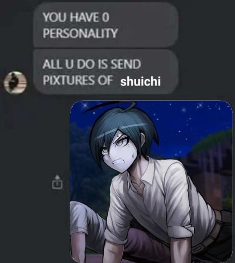 Pre Game Shuichi, Shuichi Saihara Pfp, Shuichi Pfp, Shuichi Saihara Icon, Shuichi Saihara, Emo Boy, Danganronpa Memes, Danganronpa 3, Danganronpa Characters