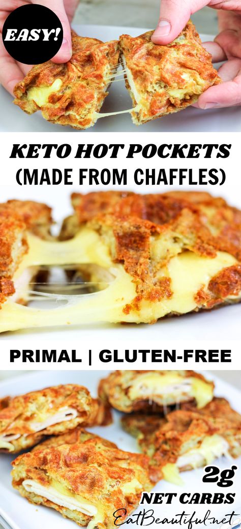 Gluten Free Chaffle Recipes, Chaffle Dinner Recipe, Chaffee Keto Recipes Easy, Low Carb Chaffle Recipes Easy, Chaffels Recipes, Chaffles Recipe Keto Easy, Keto Chaffle Recipes Easy, Gluten Free Hot Pockets, Chaffle Recipes Easy