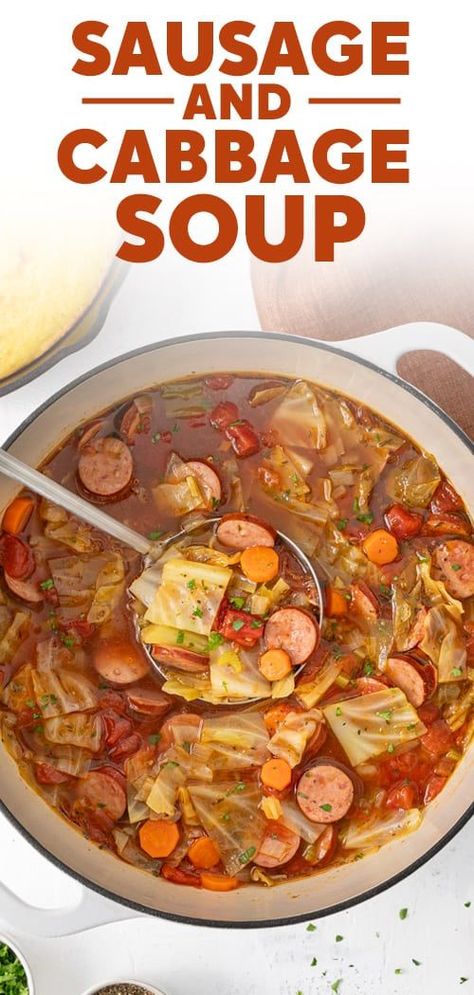 Sausage and Cabbage Soup