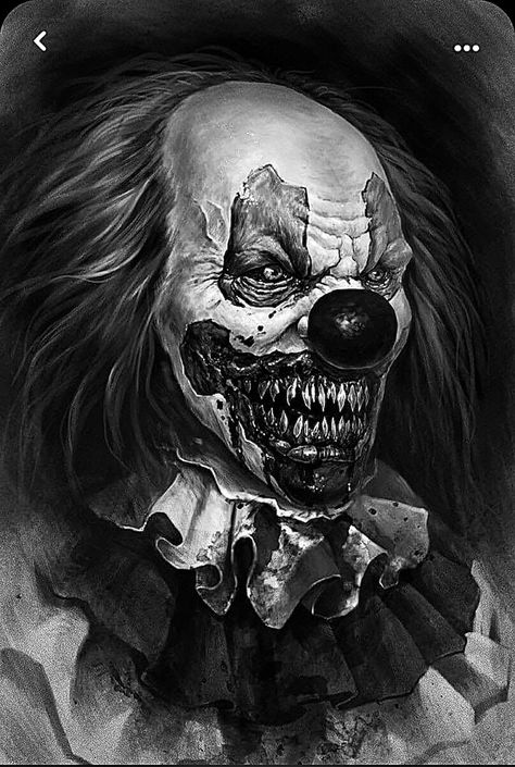 Scary Clown Drawing, Image Joker, Evil Clown Tattoos, Joker Tattoo Design, Evil Skull Tattoo, Evil Tattoos, Clown Horror, Clown Tattoo, Work Tattoo