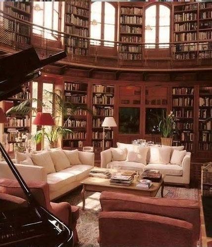 I need an amazing library. Dream Library, Library Room, Small Pantry, Internal Door, Home Library Design, Bookshelf Design, Pantry Door, Grand Homes, Home Libraries