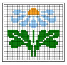 Crochet Wall Art, Graph Crochet, Fair Isle Knitting Patterns, Pixel Crochet, Tapestry Crochet Patterns, Crochet Design Pattern, Pola Kristik, Mini Cross Stitch, Pixel Pattern