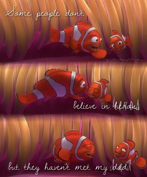 Finding Nemo edit from @/mickeys.philharmagic on instagram Marlin X Gill, Mickeys Philharmagic, Gill Finding Nemo, Dory Nemo, Fan Theories, Finding Dory, Finding Nemo, Avatar, Mario