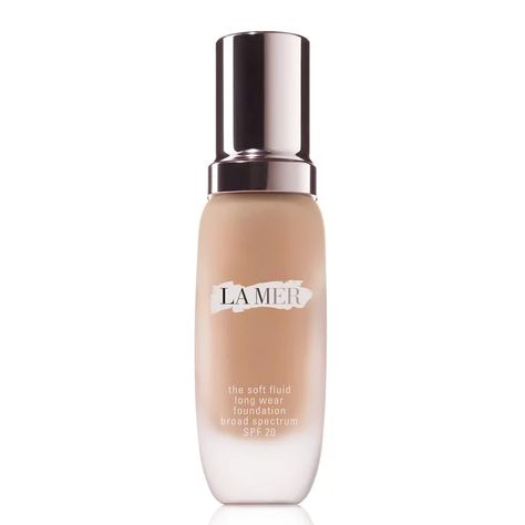 La Mer New Soft Fluid Long Wear Foundation With SPF 20 La Mer Foundation, Long Wear Foundation, Spf Foundation, Dry Skin Makeup, Hydrating Foundation, Foundation With Spf, Moisturizing Foundation, Best Foundation, Products Makeup