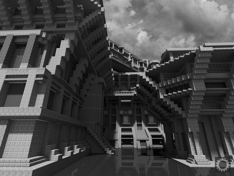 Minecraft Brutalist, Minecraft Greenhouse, Game Architecture, Brutalist House, Planet Minecraft, Farm Craft, Brutalism Architecture, Concrete Buildings, Brutalist Buildings