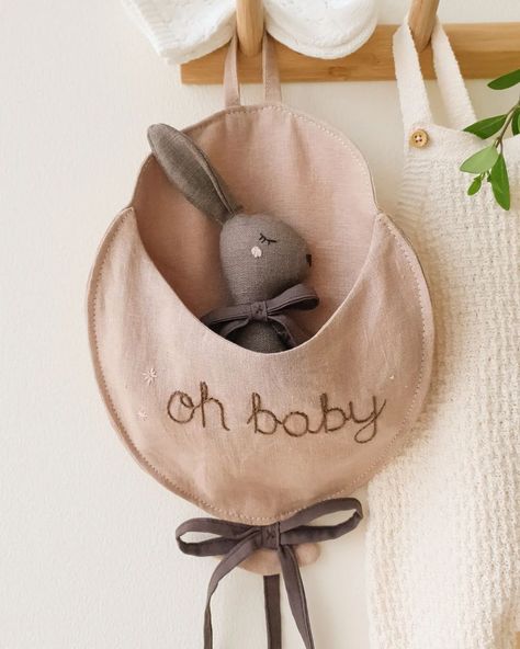 Minimalistic Nursery, Doll Gender, Bedroom Decorating Tips, Baby Deco, Gender Neutral Baby Gifts, Personalized Dolls, Embroidered Face, Bunny Doll, Bunny Toys