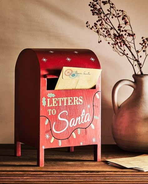 Kids Christmas Letter, Santa Mailbox, Cardboard Christmas Tree, Dear Santa Letter, Letters To Santa, Christmas Shoot, Noel Diy, Diy Crafts To Do, Christmas Lettering