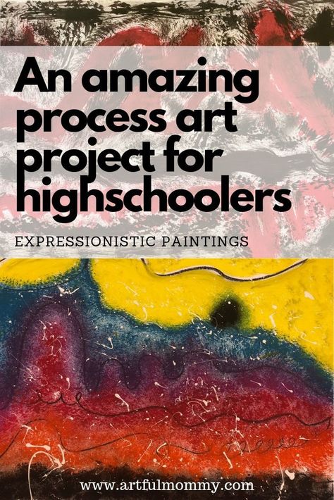 process art Movement Art Projects Middle School, Adaptive Art Projects High School, Secondary School Art Lessons, Abstract Art Lesson High School, Line Assignment Art, Process Art For Middle School, Process Based Art, Secondary Art Lessons, Secondary Art Projects