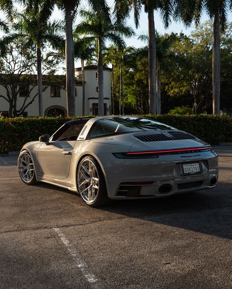 The Porsche Targa 4GTS build by @wheelsboutique love the color combination. Classic chalk with full Bordeaux interior. This build features @1886forgedwheels XR-017 wheels in brushed wrapped in @michelinusa tires. We selected @hrspringslp to keep it planted on those tight corners. #porsche #porsche911 #911targa #targa4s #porschetarga #ptsporsche Porsche Targa 4 Gts, Targa Porsche, Porsche Targa, Gunmetal Grey, Dream Board, Color Combination, Tires, Dream Cars, Chalk