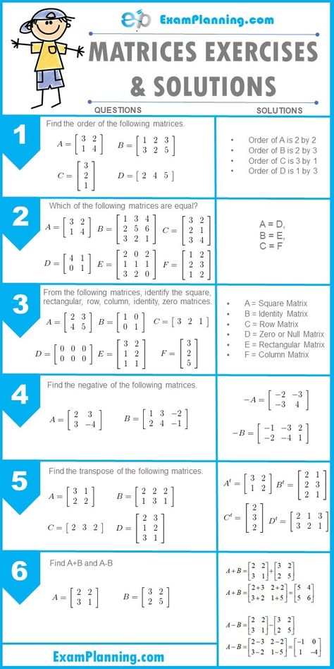 Matrix Math, Matrices Math, Math Formula Chart, Matrix Multiplication, Multiplication Worksheet, Teaching Math Strategies, Learning Mathematics, Math Tutorials, Math Vocabulary