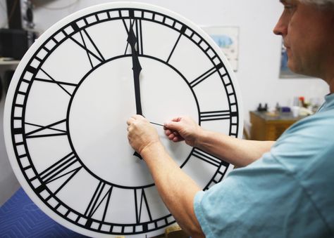 100 years later, the madness of daylight saving time endures | PBS NewsHour Large Outdoor Clock, Fall Back Time, Clocks Fall Back, Daylight Saving Time Ends, Flavor Flav, Daylight Saving Time, Daylight Saving, Time Change, Clocks Back