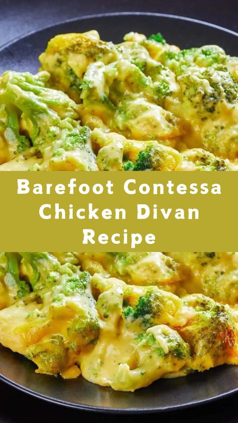 Barefoot Contessa Chicken Divan Recipe Chicken Divan Casserole With Rice, Chicken Diane, Ina Garten Chicken, Chicken Divan Casserole, Chicken Divan Recipe, Barefoot Contessa Recipes, Chicken Divan, Ina Garten Recipes, Weekday Dinner