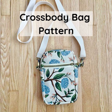 Side Bag Pattern, Fanny Pack Pattern, Phone Bag Pattern, Crossbody Bag Pattern, Bag Pattern Free, Cell Phone Bag, Side Bag, Side Bags, Bag Patterns To Sew