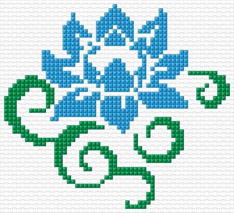 Lotus|17|5093|x-stitch|10 Free Patterns Online Lotus Flower Cross Stitch Pattern, Lotus Cross Stitch, Small Cross Stitch Patterns, Cross Stitch Calculator, Halloween Cross Stitch Charts, Free Cross Stitch Designs, Colourful Cross Stitch, Tiny Cross Stitch, Butterfly Cross Stitch