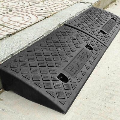 This hard plastic ramp is designed for conveniently driving car, scooter, bike, motorcycle or wheelchair onto step. Hollow structure makes it lightweight for easy carrying and regular embossed pattern makes it non-slip. Wheelchair Ramp Diy, Wheelchair Ramp Design, Car Driveway, Garage Floor Mats, Curb Ramp, Ramp Design, Access Ramp, Threshold Ramp, Loading Dock