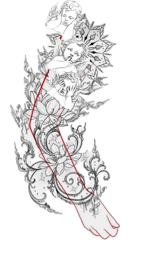 Tattoo ideas Tattoo Arm Sleeve Template, Women Sleeve Tattoo Drawing, Mystic Sleeve Tattoo, Full Arm Sleeves For Women, Full Sleeve Woman Tattoo, Full Sleeve Arm Tattoo Women, Tattoo Sleeve Add Ons, Womens Sleeve Ideas, Sleeve Tattoo Sketches For Women