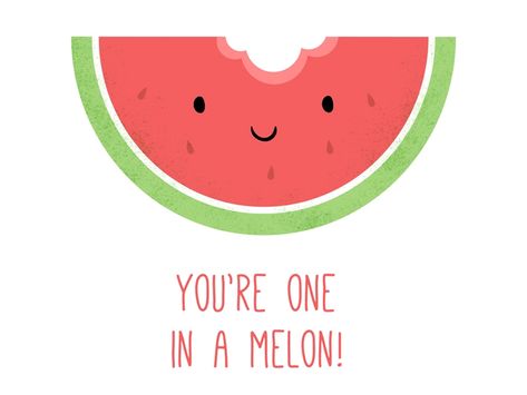 One In A Melon, Melon, Puns, Creative Professional