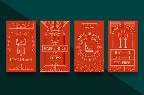 Art Deco Branding, Art Deco Packaging, Art Deco Menu, Retro Social Media, Art Deco Graphic Design, Art Deco Design Elements, Art Deco Typography, Art Deco Logo, Art Deco Design Graphics