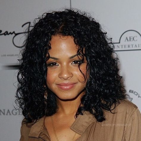 UrbanPop Culture circa 90s-00s on Instagram: “@christinamilian” Afro Latina, Hair Flow, Christina Milian, Black Cartoon, 90s 00s, The Vault, Crochet Braids, Healthy Hair, Curly Hair