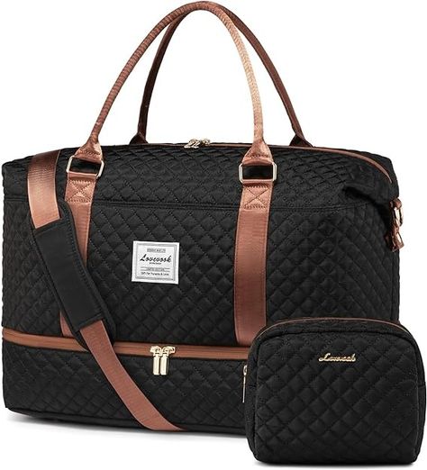 Amazon.com | LOVEVOOK Travel Duffle Bag,Weekender Bags for Women with Shoe Compartment,Carry on Overnight Bag with Toiletry Bag,Gym Duffel Bag with Wet Pocket,Hospital Bags for Labor and Delivery | Sports Duffels Packing Duffle Bag, Mommy Hospital Bag, Labor Hospital Bag, Travel Suitcases, Womens Gym Bag, Medical Bag, Weekender Bags, Mommy Bag, Travel Duffle Bag