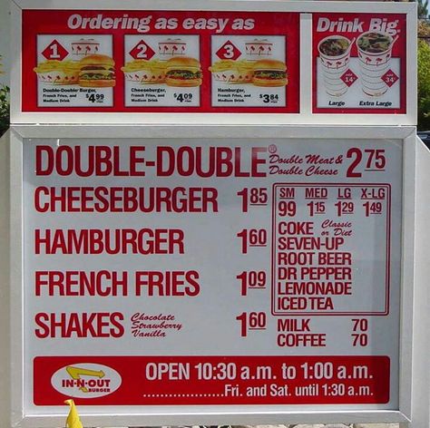 In-n-out burger In N Out Menu, Thursday Thoughts, Healthy Eating Quotes, Food Truck Menu, Philly Food, In N Out Burger, Fast Food Restaurants, Secret Menu Items, Burger Menu