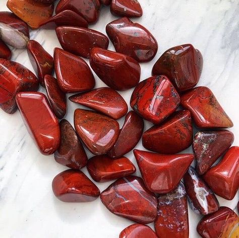 Tuesday Crystals, Meanings Of Crystals, Red Jasper Meaning, I Am Healing, Jasper Meaning, Red Jasper Stone, Amethyst Tumbled, Turquoise Rose, Crystal Aesthetic