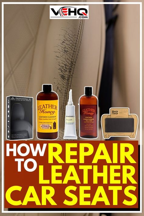 How To Repair Leather, Leather Car Seat Repair, Leather Cleaner Diy, Diy Leather Repair, Leather Restoration, Vinyl Repair, Car Fix, Homemade Cleaning Solutions, Upholstery Diy