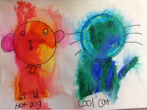 Hot Dog Craft Preschool, Hot Dog Cool Cat Art Lesson, Hot Dog Food Art, Dog Art Lesson Elementary, Radial Design, 2022 Art, Patriotic Art, Albrecht Durer, Action Painting